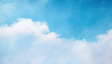 蓝天里舒展的轻柔白云