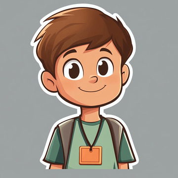 招聘应聘卡通人物素材6