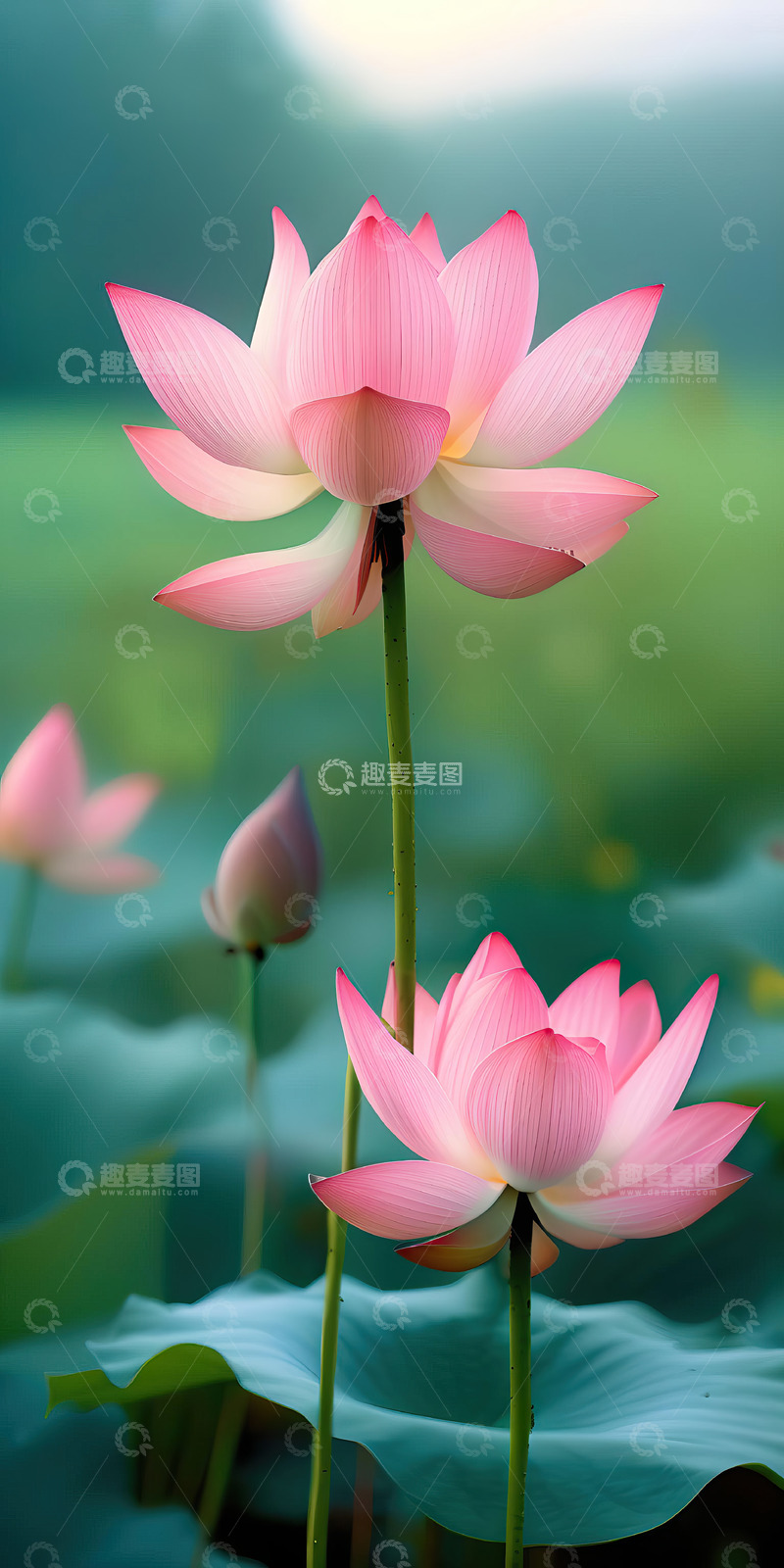 高清大图下载【趣麦麦图】夏日荷花摄影素材5