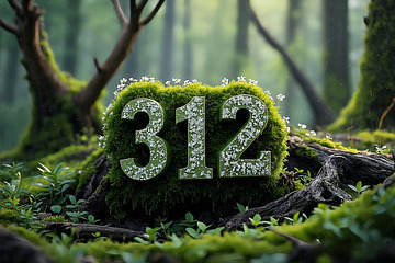 312植树节森林摄影图