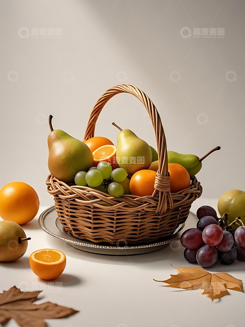 高清大图下载【趣麦麦图】新鲜水果果篮高清摄影特写22