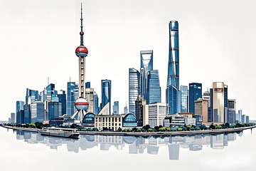 上海城市建筑风光