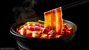 美食肥牛火锅摄影图1