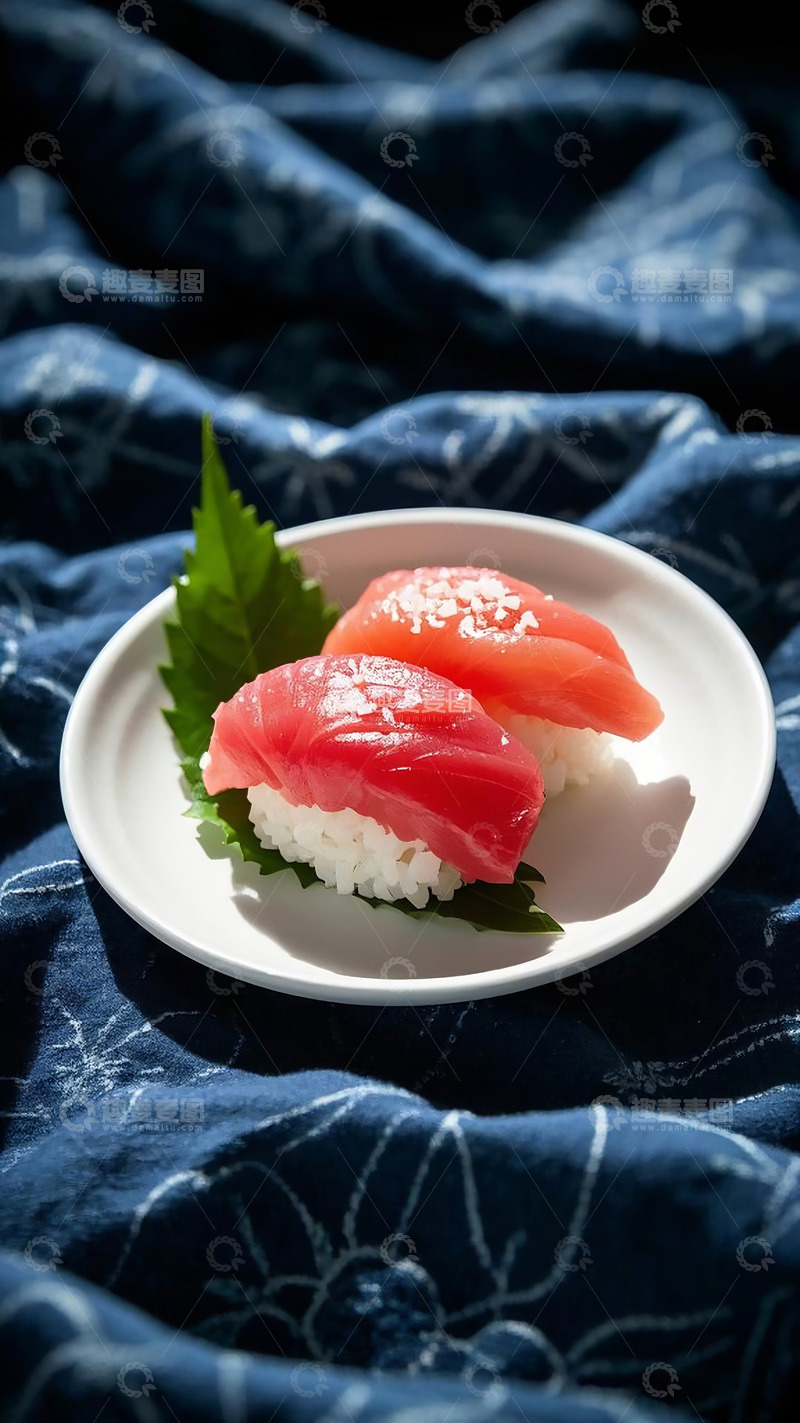 高清大图下载【趣麦麦图】金枪鱼大腹寿司