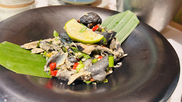 柠檬凉拌鸡高清图片