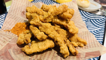 金黄小酥肉高清图片