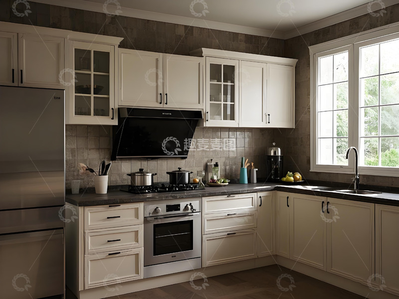 高清大图下载【趣麦麦图】木白搭配简约厨房