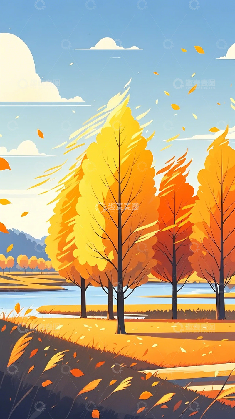 高清大图下载【趣麦麦图】渐变 植物  场景2