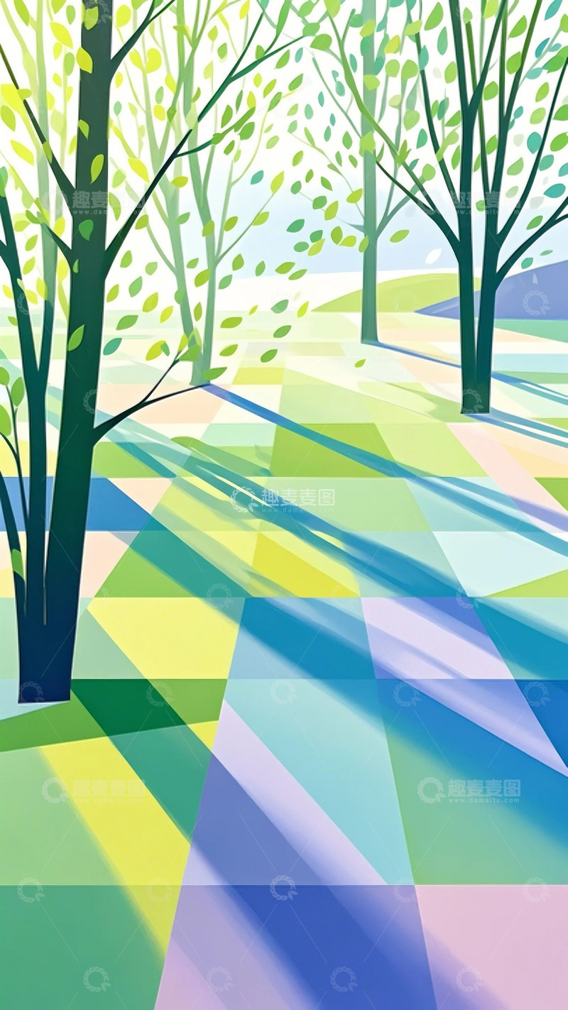 高清大图下载【趣麦麦图】渐变色背景 