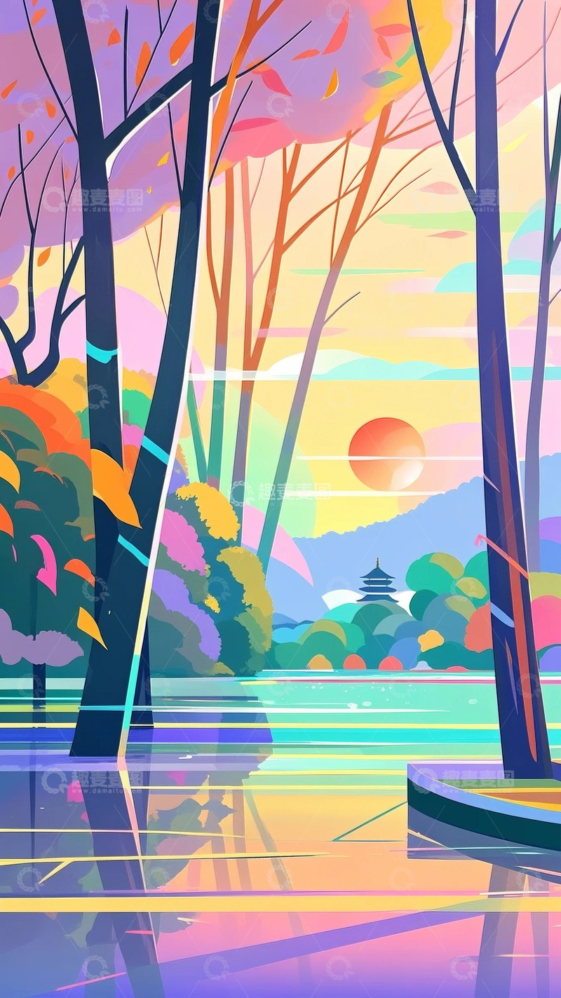 高清大图下载【趣麦麦图】渐变色背景 1