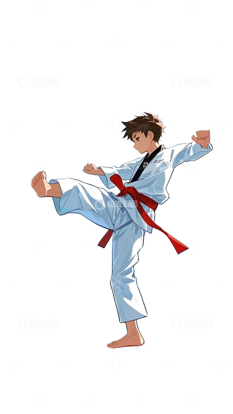 高清大图下载【趣麦麦图】跆拳道系列1