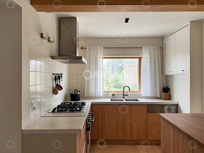 高清大图下载【趣麦麦图】-木白搭配自然光线厨房1
