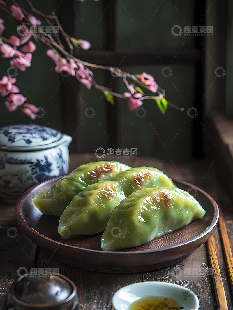 高清大图下载【趣麦麦图】美食小吃蒸饺2