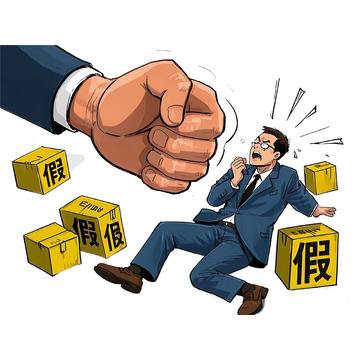 315打假漫画插画素材