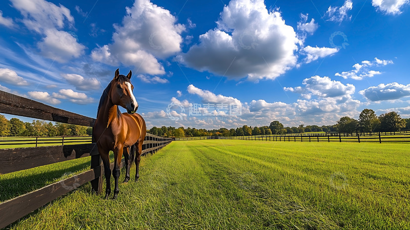 高清大图下载【趣麦麦图】平原草原骏马