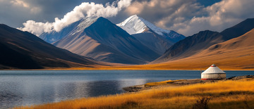 自然景观湖泊高原冰川