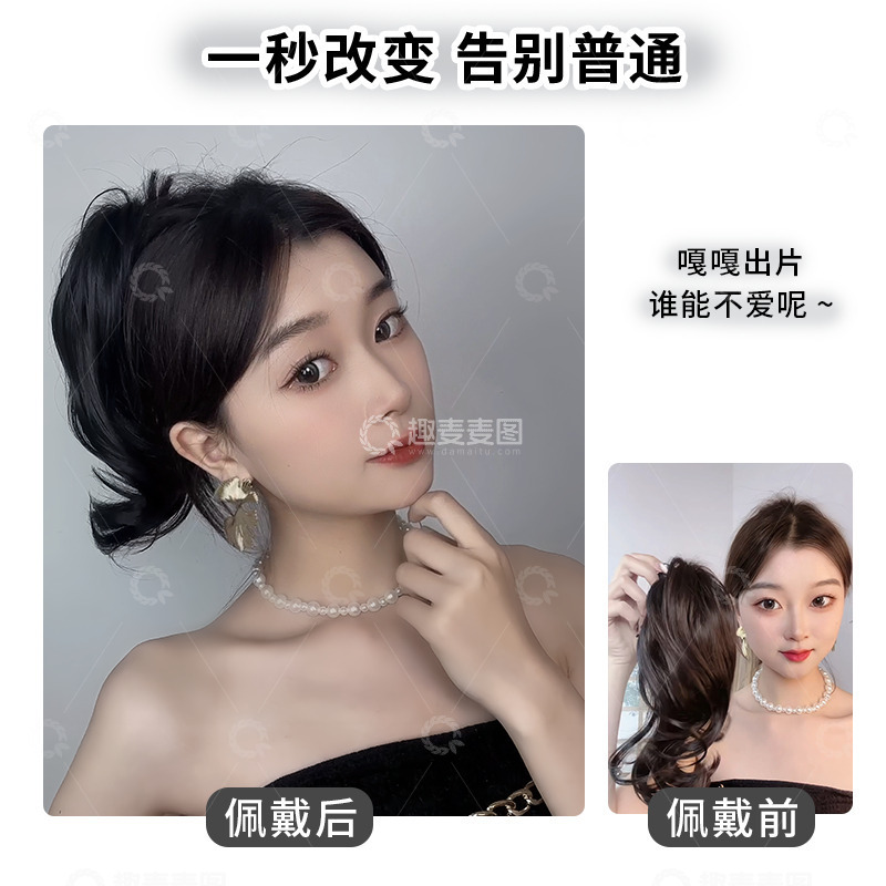 喷泉抓夹马尾主图2