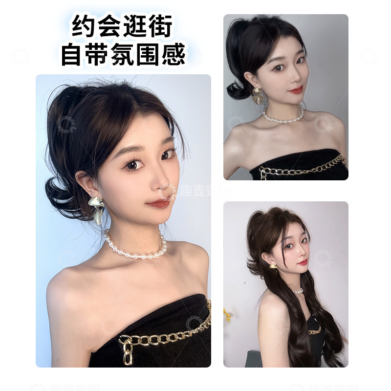 喷泉抓夹马尾主图