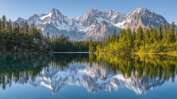 湖泊自然景观高原冰川