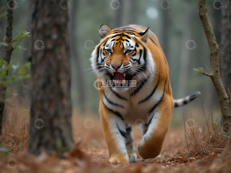 高清大图下载【趣麦麦图】长白山东北虎3