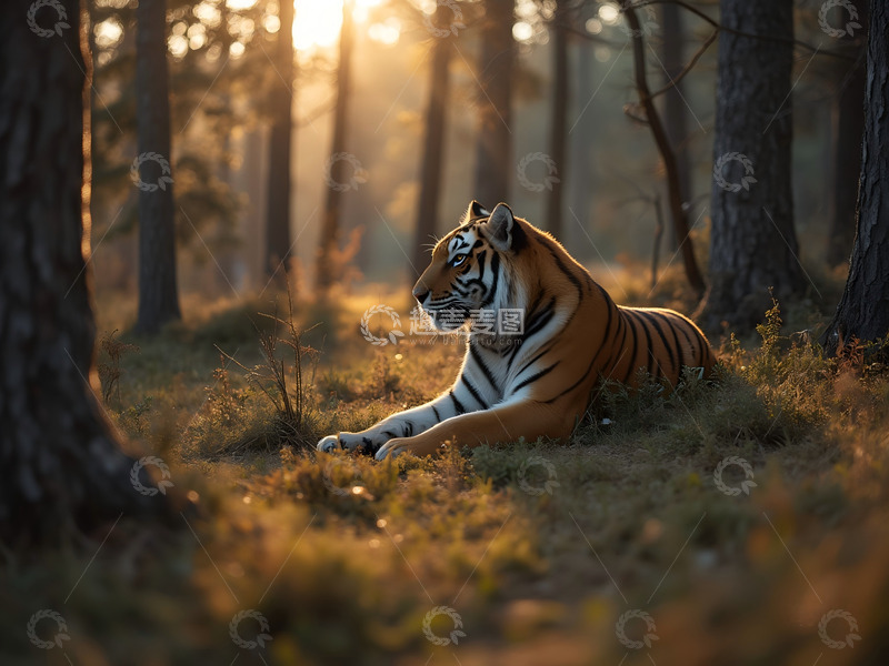 高清大图下载【趣麦麦图】长白山东北虎