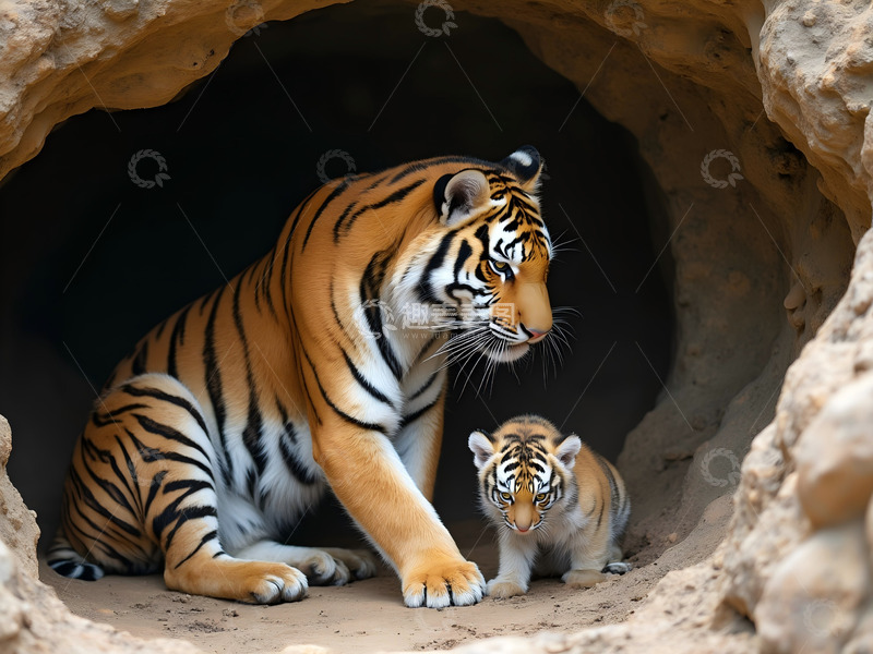 高清大图下载【趣麦麦图】长白山东北虎1