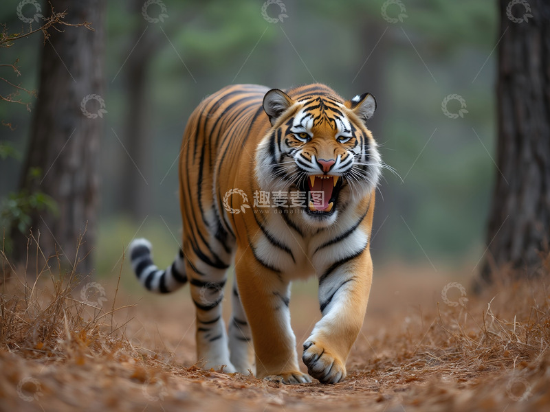 高清大图下载【趣麦麦图】长白山东北虎4