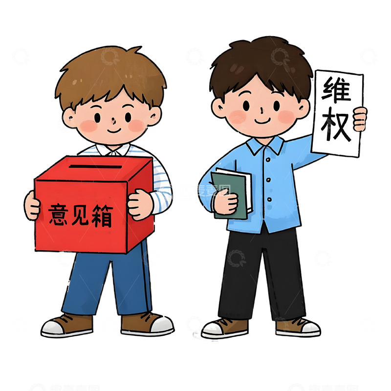 315权益日维权插画素材