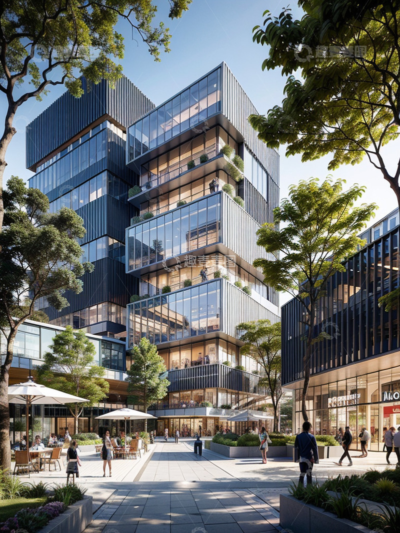 高清大图下载【趣麦麦图】城市企业建筑