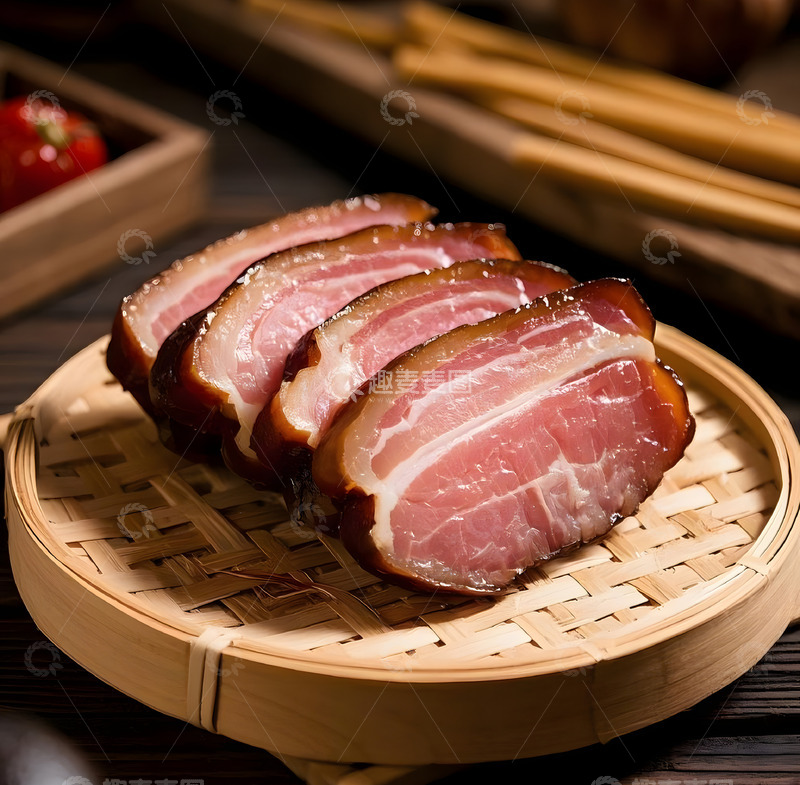 高清大图下载【趣麦麦图】传统风干腊肉川味腊肉土家腊肉3