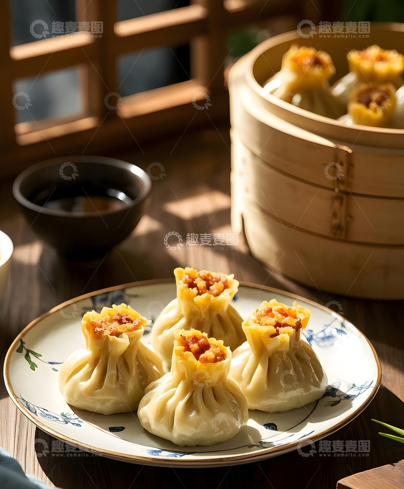 高清大图下载【趣麦麦图】中餐烧麦美食摄影