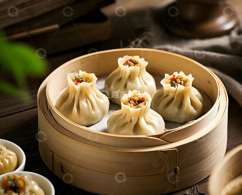 高清大图下载【趣麦麦图】中餐烧麦美食摄影2