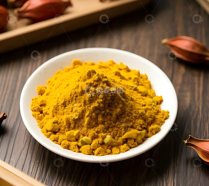 高清大图下载【趣麦麦图】栀子黄粉末食品添加剂着色剂天然色素提取物