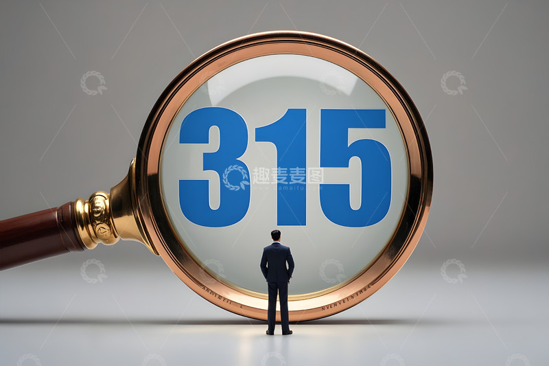 高清大图下载【趣麦麦图】放大镜下的 315权益日诚信监督