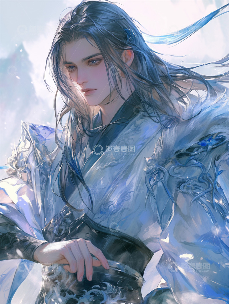 高清大图下载【趣麦麦图】古风--美男7