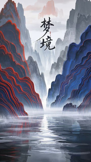 风景山水水墨画