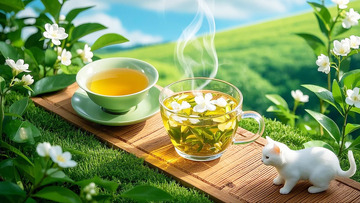 新茶上市茉莉花茶2