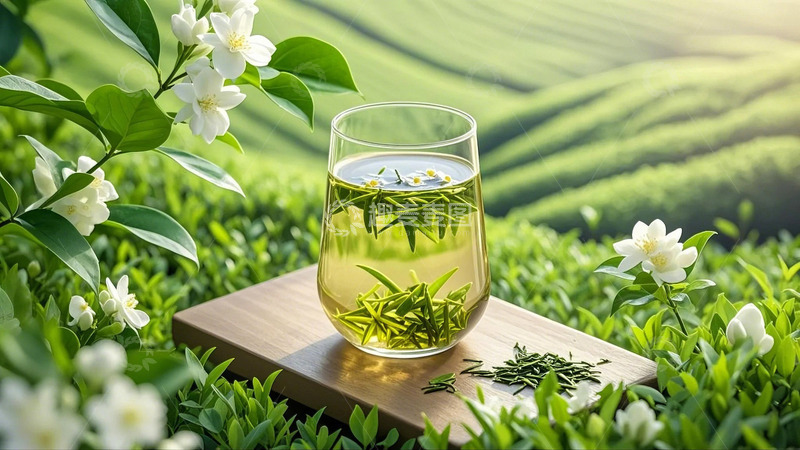 高清大图下载【趣麦麦图】茉莉花茶春茶茶文化11