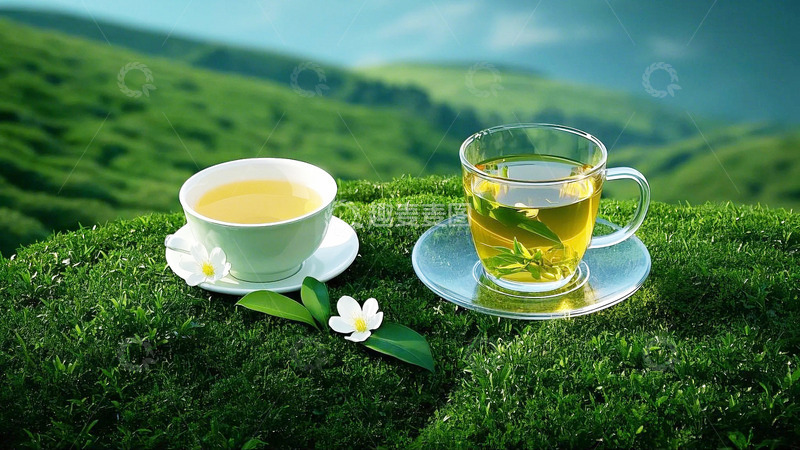 高清大图下载【趣麦麦图】茉莉花茶春茶茶文化8