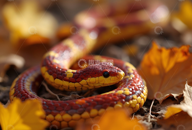 高清大图下载【趣麦麦图】荒漠锯鳞蝰蛇 