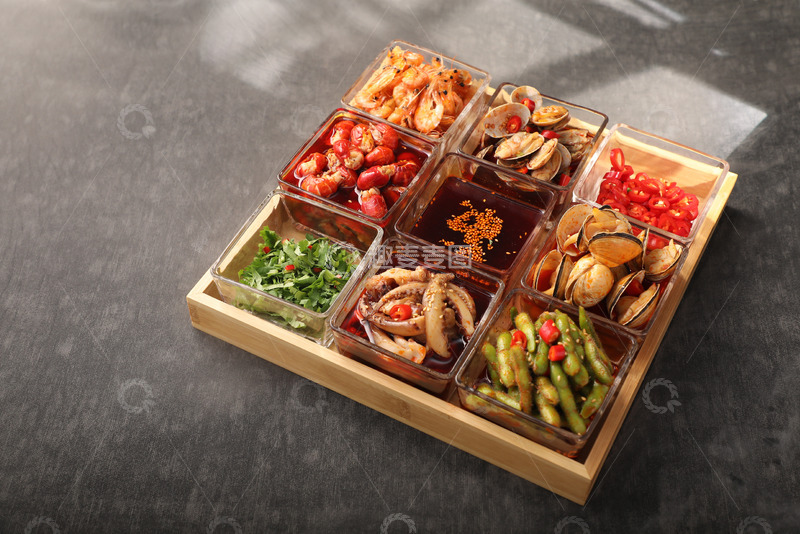 高清大图下载【趣麦麦图】裤辣捞汁小海鲜