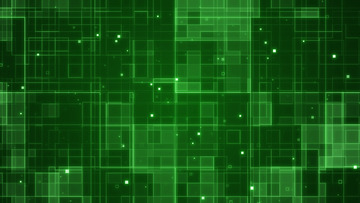 科技方块方框传输公司企业绿色背景