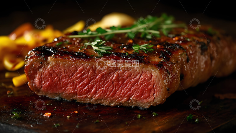 高清大图下载【趣麦麦图】美味烧烤牛肉烤肉美食摄影图