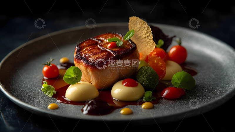 高清大图下载【趣麦麦图】美味法式料理美食摄影图