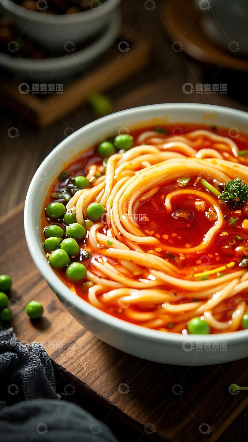 高清大图下载【趣麦麦图】重庆小面红油汤面