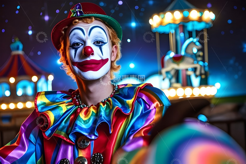高清大图下载【趣麦麦图】愚人节小丑人物摄影
