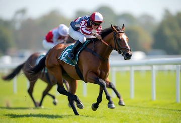 运动员纯血赛马  