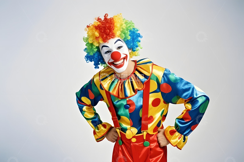 高清大图下载【趣麦麦图】愚人节小丑人物摄影1