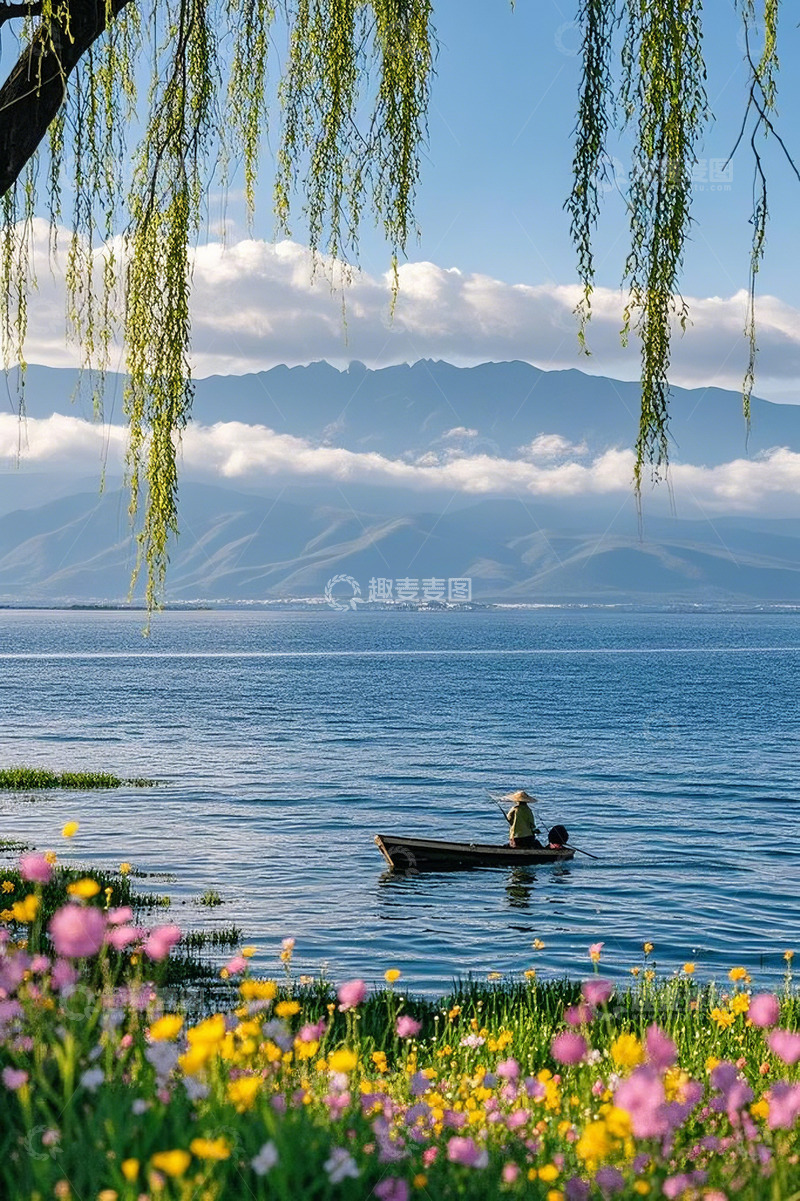 高清大图下载【趣麦麦图】海边旅游春日美景