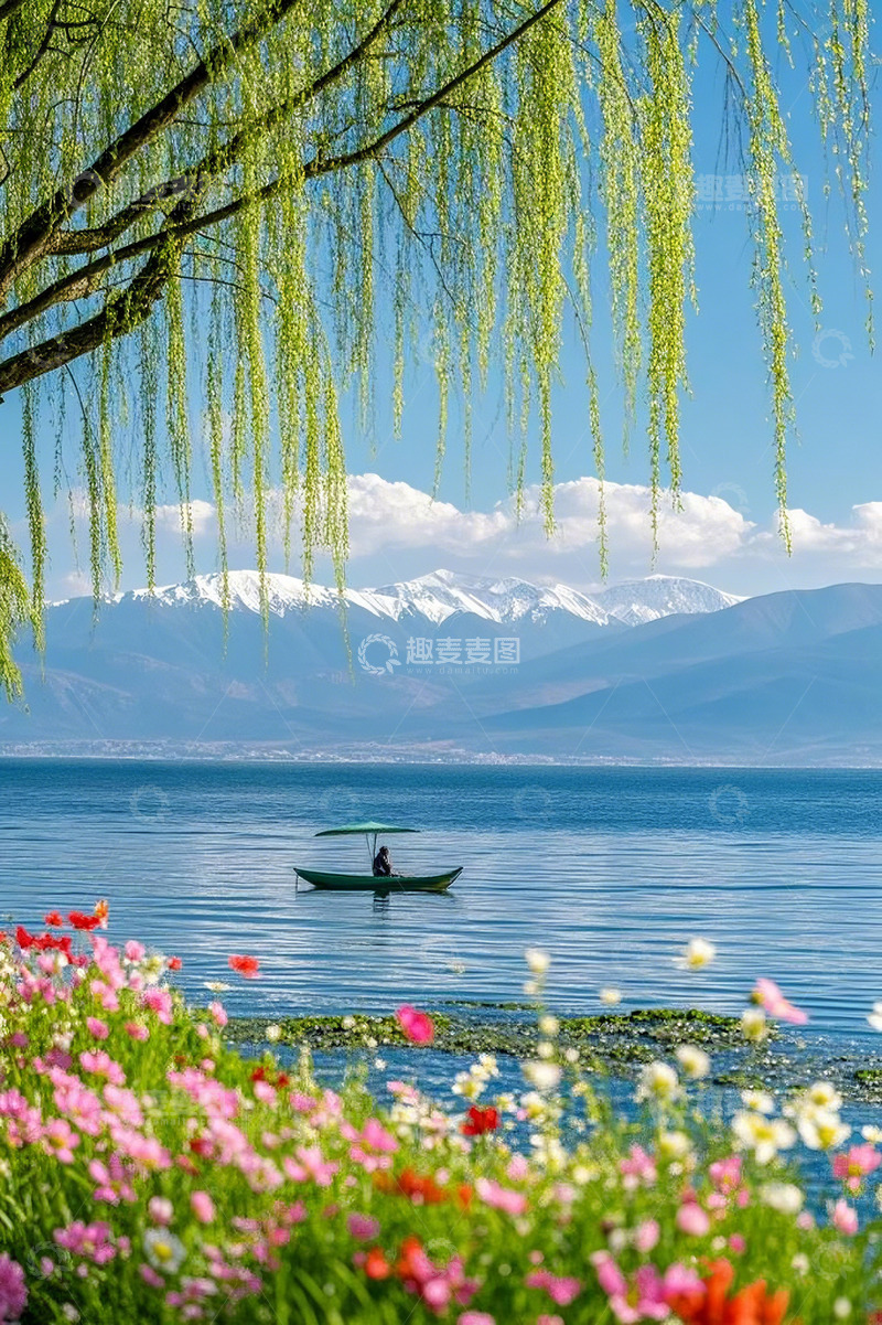 高清大图下载【趣麦麦图】洱海春日美景